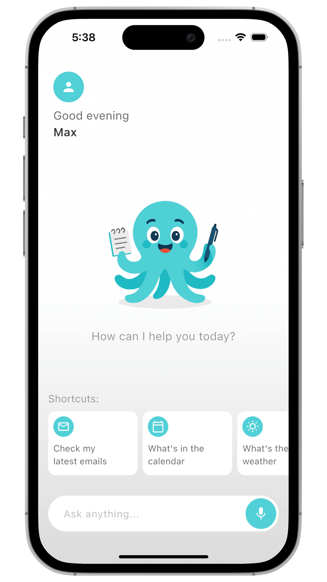 Kai AI Assistant Mobile App
